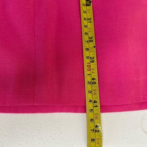 Vintage On Broadway Embroidered Flower Pink Duster Jacket Poly Crepe Women 22 - Picture 13 of 14